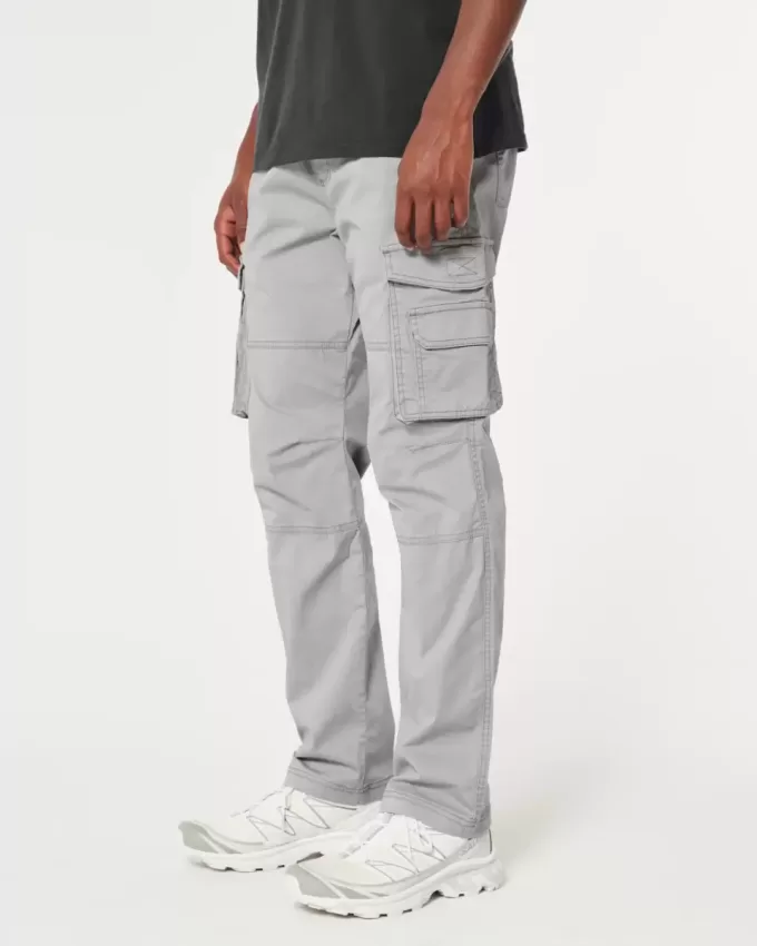 Pantaloni cargo slim dritti