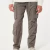 Pantaloni cargo slim dritti