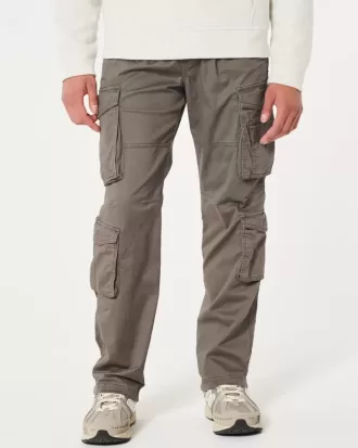 Pantaloni cargo slim dritti