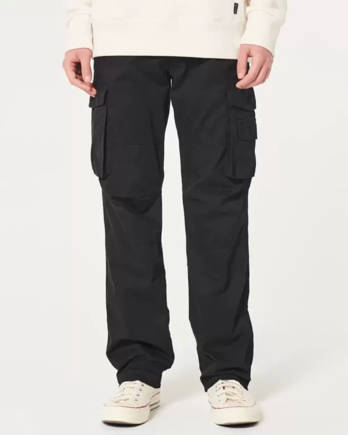 Pantaloni cargo slim dritti