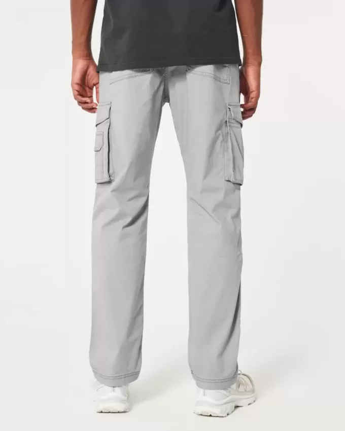 Pantaloni cargo slim dritti