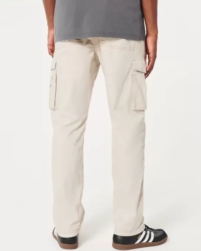 Pantaloni cargo slim dritti