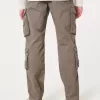 Pantaloni cargo slim dritti