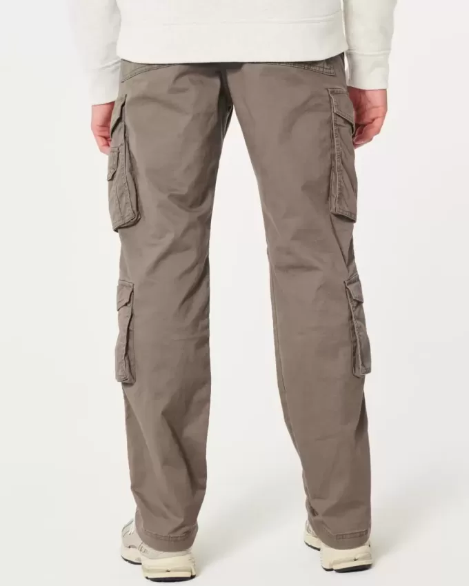 Pantaloni cargo slim dritti