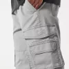 Pantaloni cargo slim dritti