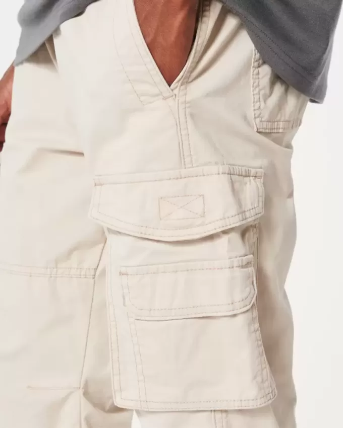 Pantaloni cargo slim dritti