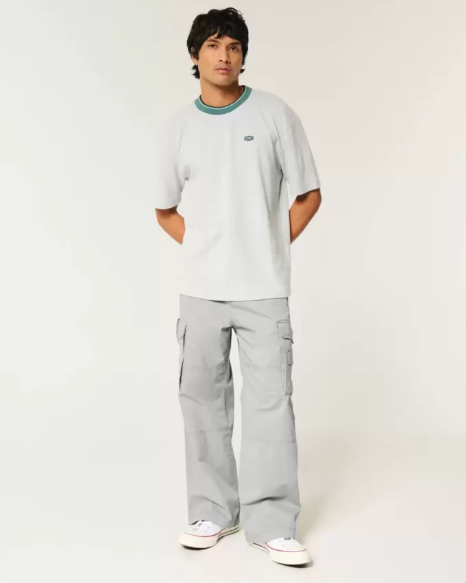 Pantaloni cargo super larghi