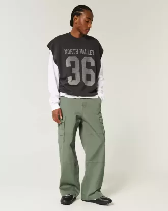 Pantaloni cargo super larghi