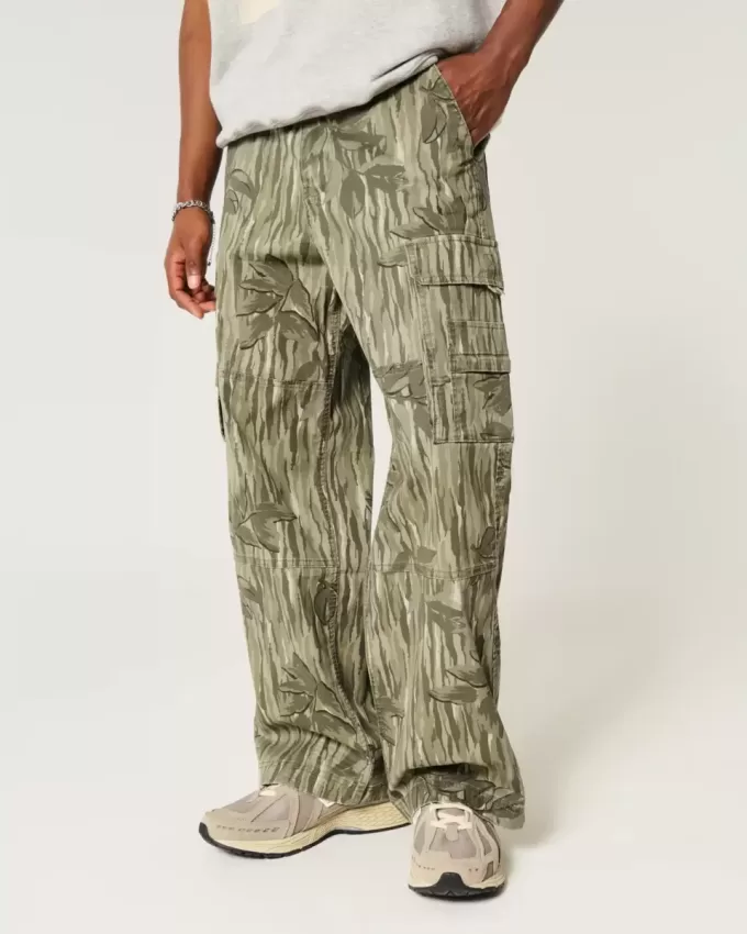Pantaloni cargo super larghi