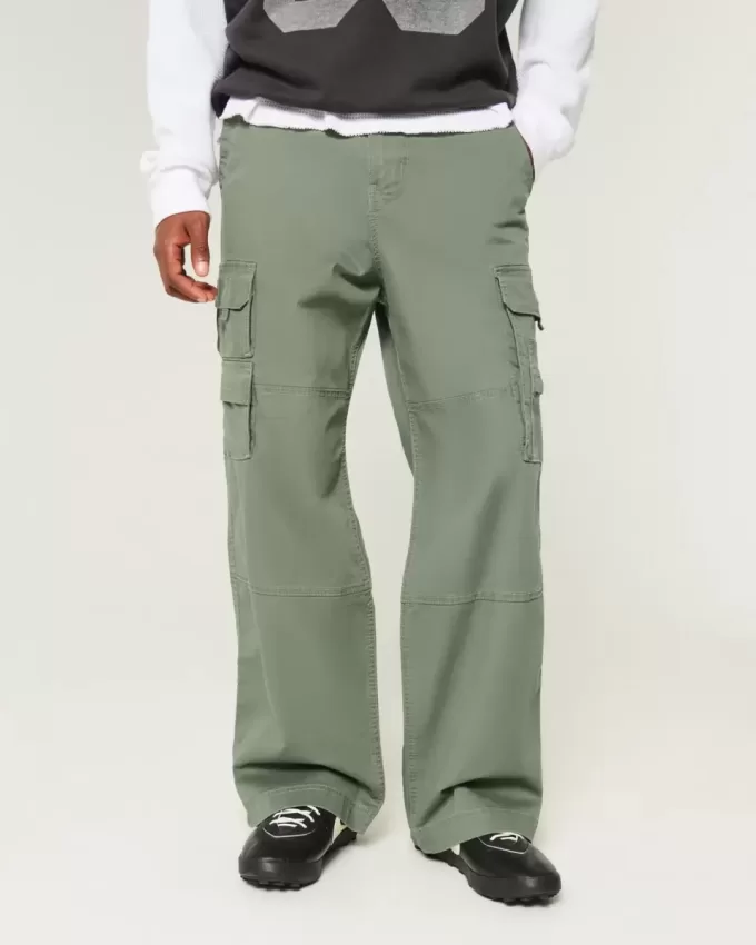 Pantaloni cargo super larghi
