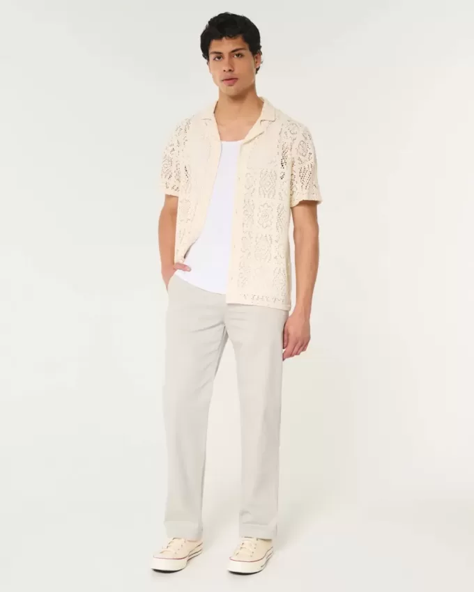 Pantaloni chino dritti