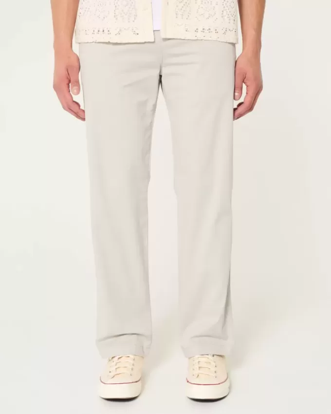 Pantaloni chino dritti