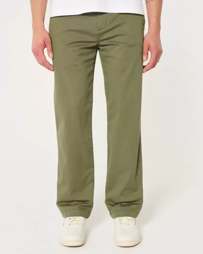 Pantaloni chino dritti