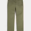 Pantaloni chino dritti