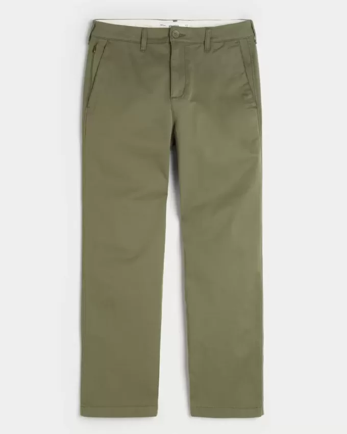 Pantaloni chino dritti