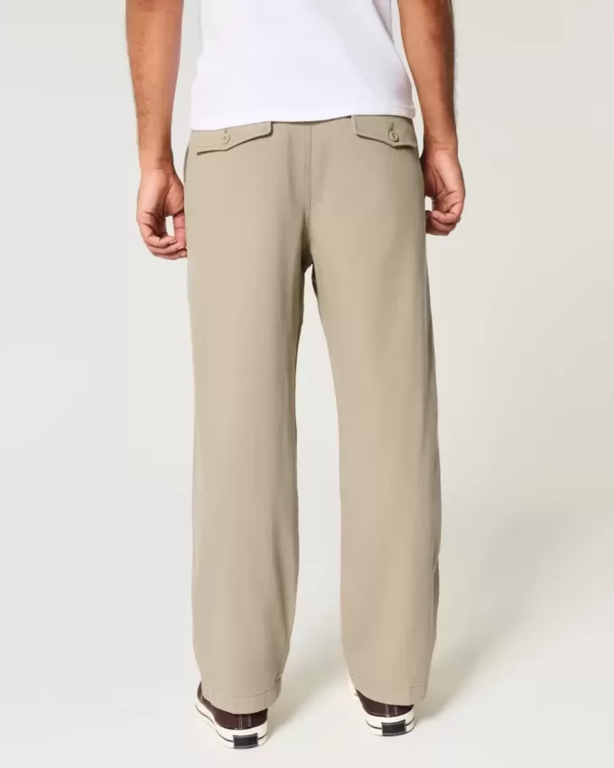 Pantaloni chino larghi