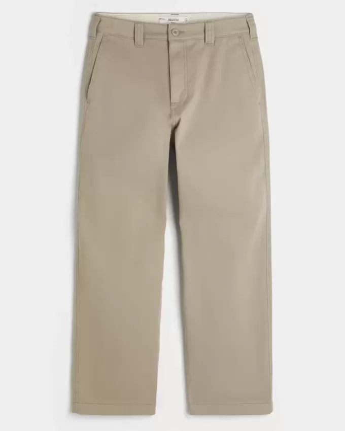 Pantaloni chino larghi