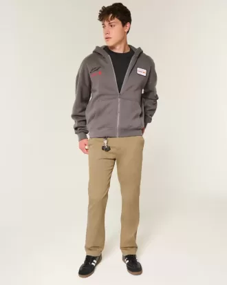 Pantaloni chino slim dritti