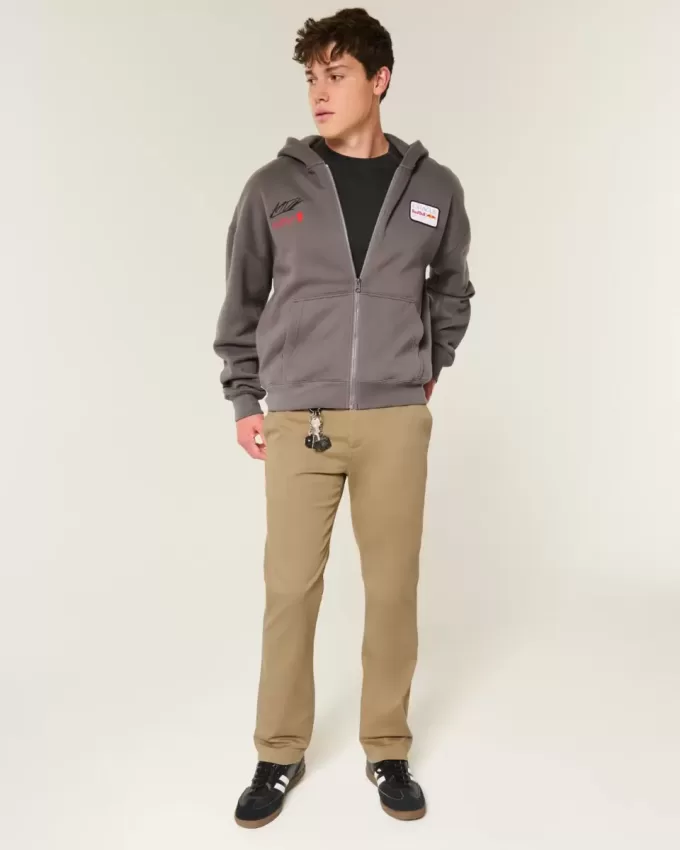Pantaloni chino slim dritti