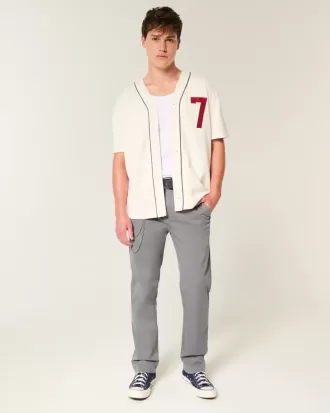 Pantaloni chino slim dritti