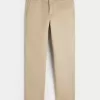 Pantaloni chino slim dritti