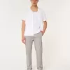 Pantaloni chino slim dritti