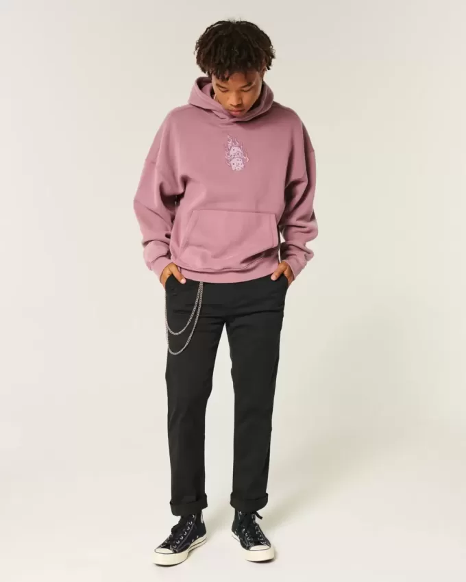 Pantaloni chino slim dritti