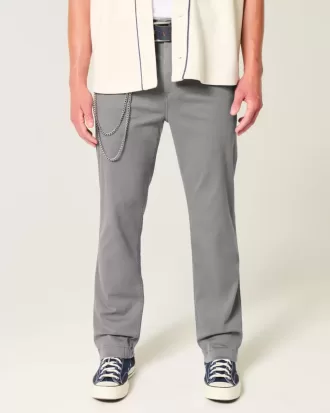 Pantaloni chino slim dritti