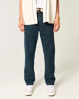 Pantaloni chino slim dritti