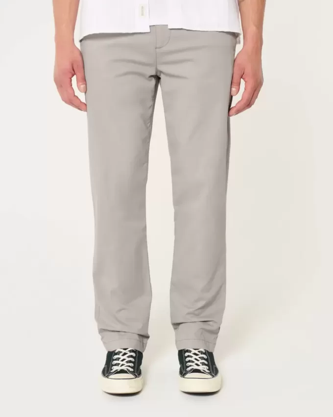 Pantaloni chino slim dritti