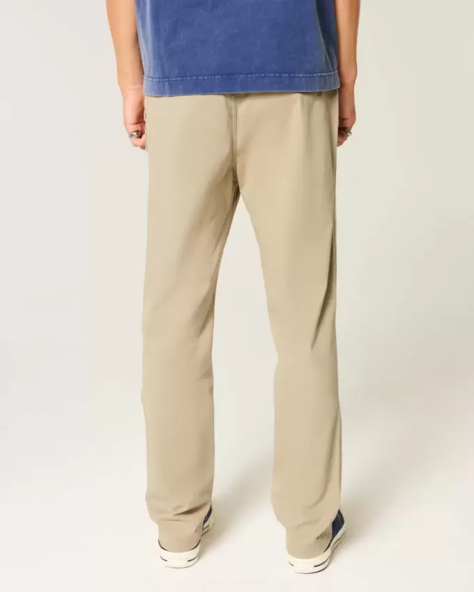 Pantaloni chino slim dritti