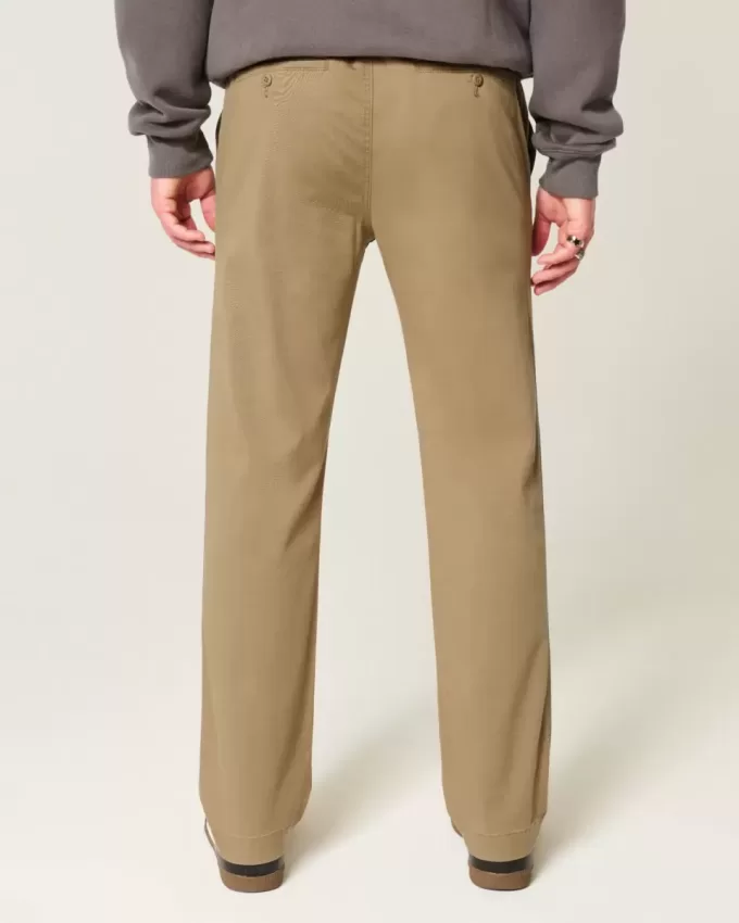 Pantaloni chino slim dritti