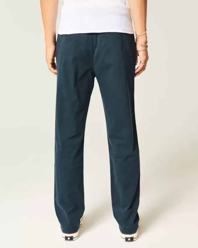 Pantaloni chino slim dritti