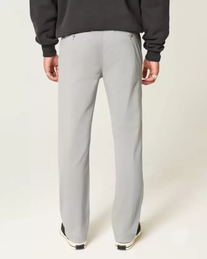 Pantaloni chino slim dritti