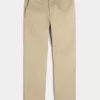 Pantaloni chino slim dritti