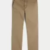 Pantaloni chino slim dritti
