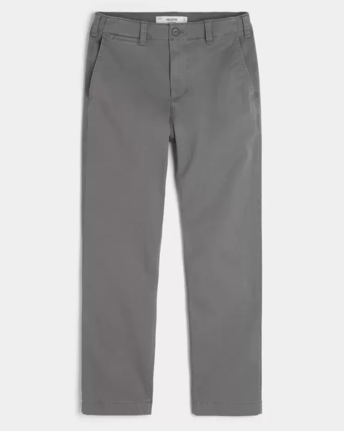 Pantaloni chino slim dritti