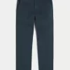 Pantaloni chino slim dritti