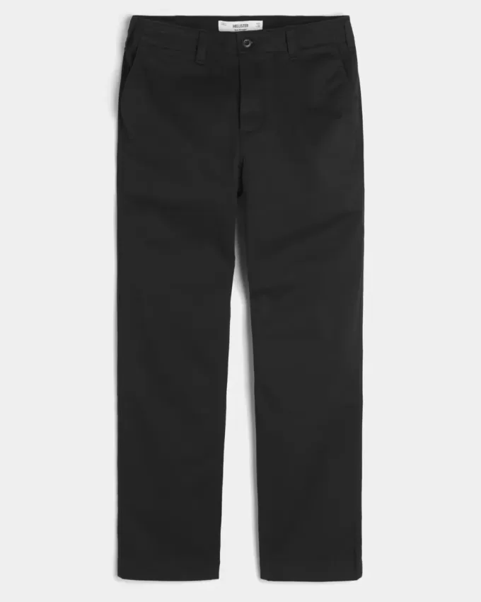 Pantaloni chino slim dritti