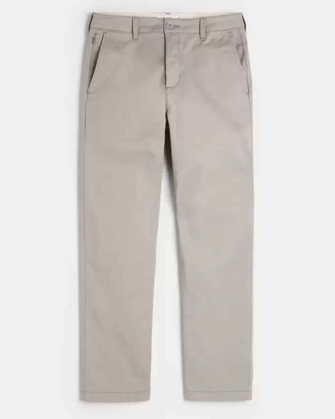 Pantaloni chino slim dritti