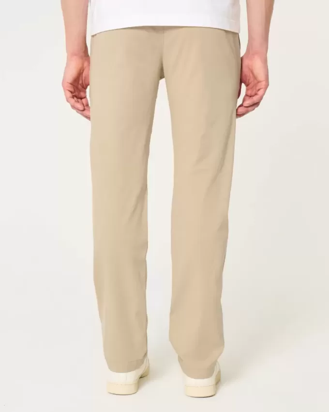 Pantaloni chino slim dritti