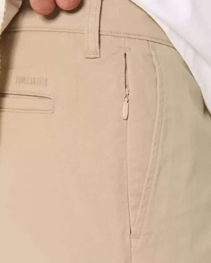 Pantaloni chino slim dritti