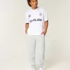 Pantaloni da jogging a coste rilassati