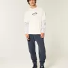 Pantaloni da jogging a coste rilassati