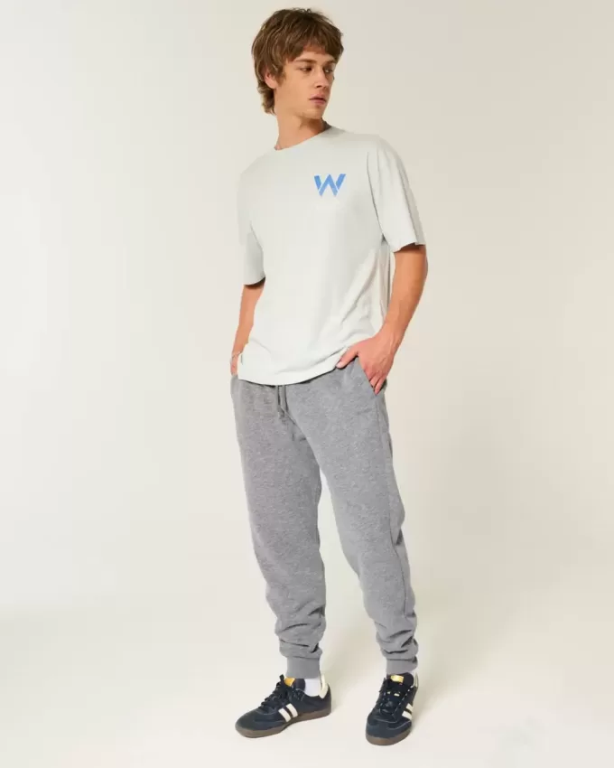 Pantaloni da jogging a coste rilassati