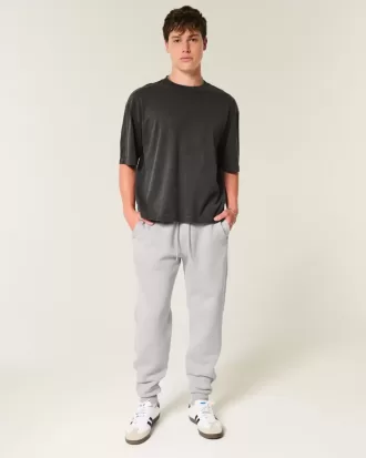 Pantaloni da jogging a coste rilassati