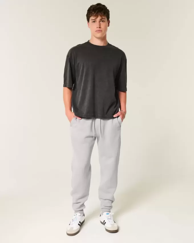 Pantaloni da jogging a coste rilassati
