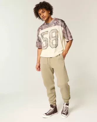 Pantaloni da jogging a coste rilassati