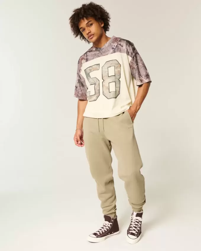 Pantaloni da jogging a coste rilassati
