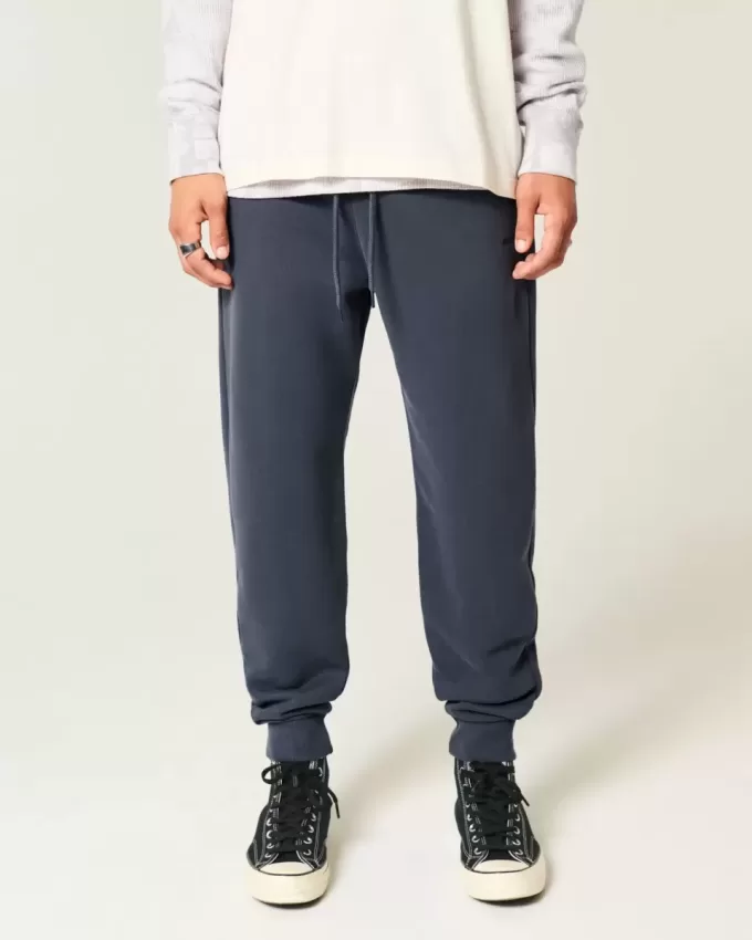 Pantaloni da jogging a coste rilassati